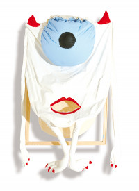 Zenita Komad, Harpyie, 2008, Acryl auf Leinwand, 190 × 150 × 20 cm