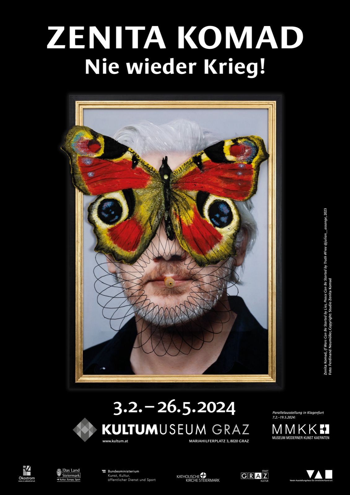 Zenita Komad „Nie wieder Krieg!“ – Solo-Ausstellung in Graz Zenita Komad „Nie wieder Krieg!“ – Solo-Ausstellung in Graz